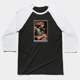 Cosmic Cruiser - Commodore 64 Cover Art Baseball T-Shirt